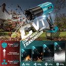 Leaf Blower Cordless Compatible with Makita 18V: 800000RPM Portable Dust Cleaner (No Battery)-5