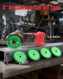 Ecarke Cordless Cut Off Tool Compatible with Milwaukee 18V Battery, 4" Circular Saw Brushless Motor with Blades, 18000 RPM Mini Cut Off Tool Kit for Wood/Metal/Plastic/Tile/Stone Cutting, NO BATTERY-5