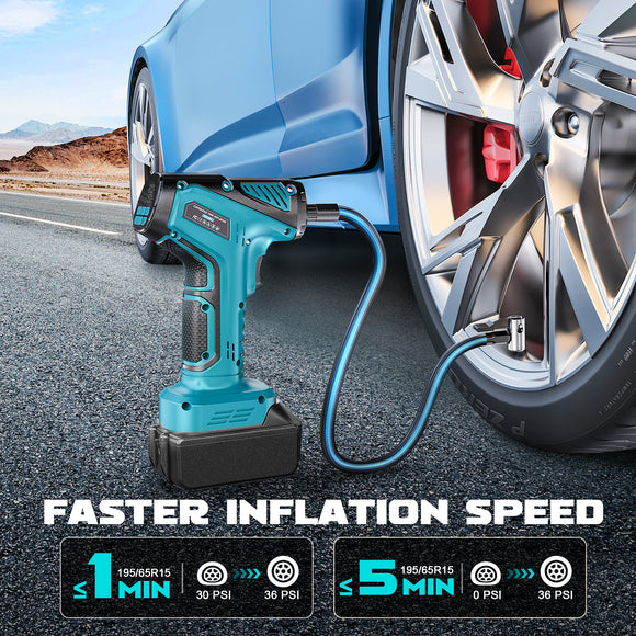 LIVOWALNY 150PSI Cordless Air Pump Compatible With Makita 18V Battery (No Battery)