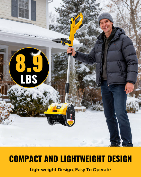 LIVOWALNY Electric Snow Shovel Compatible with Dewalt 20V Battery (Tool Only)