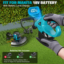 Cordless String Trimmer for Makita 18V Battery, Folding 3 in1 Weed Eater-5