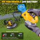 Cordless String Trimmer for Dewalt 20V Battery, Folding 3 in1 Weed Eater-5
