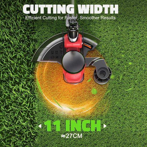 Cordless String Trimmer for Milwaukee 18V Battery, Folding 3 in1 Weed Eater