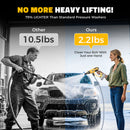 Ecarke Cordless Pressure Washer Compatible with DeWalt 20V Battery(Tool Only)-6