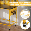 Ferreteriai 47" Heavy Duty Workbench with Power Outlet & USB-C, Exclusive Yellow Side Battery Holder-5