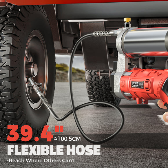 Ecarke Cordless Grease Gun Compatible with Milwaukee 18V Battery (Tool Only)