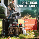 Leaf Blower Cordless Ecarke Portable Dust Cleaner with 2X 4.0Ah Battery, Charger, Storage Case Included-7