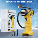 LIVOWALNY 150PSI Cordless Air Pump Compatible With Dewalt 20V Battery (No Battery)-7