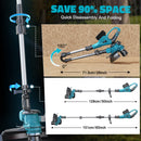 Cordless String Trimmer for Makita 18V Battery, Folding 3 in1 Weed Eater-7