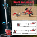 Cordless String Trimmer for Milwaukee 18V Battery, Folding 3 in1 Weed Eater-7