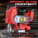 Ecarke Cordless Jig Saw Compatible With Milwaukee 18V Battery (Without Battery)-7