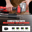 Ecarke Cordless Grease Gun Compatible with Milwaukee 18V Battery (Tool Only)-7
