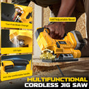 Ecarke Cordless Jig Saw Compatible With Dewalt 20V Max Battery (Exclude Battery)-8