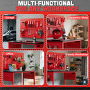 Ferreteriai 47" Heavy Duty Workbench with Power Outlet & USB-C, Exclusive Red Side Battery Holder-8