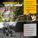 Cordless String Trimmer for Dewalt 20V Battery, Folding 3 in1 Weed Eater-7