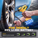 LIVOWALNY 150PSI Cordless Air Pump Compatible With Dewalt 20V Battery (No Battery)-9