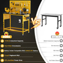 Ferreteriai 47" Heavy Duty Workbench with Power Outlet & USB-C, Exclusive Yellow Side Battery Holder-8
