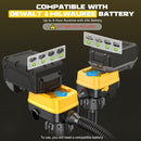 Ecarke Auto Shut-Off 3.2GPM Cordless Fuel Transfer Pump, Compatible with DeWalt 20V Milwaukee 18V Battery (No Battery)-3