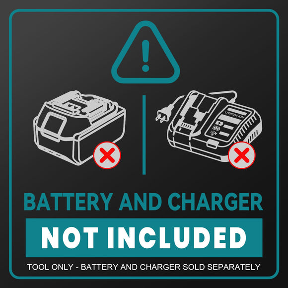160PSI Cordless Tire Inflator Portable Air Compressor Compatible with Ma-kita 18V Battery, LIVOWALNY 12Ft Cord-12V DC-Powered Air Pump with Digital Pressure Gauge, Auto Shut-Off for Car (Tool Only)