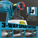 Ecarke Cordless Paint Sprayer Compatible with Makita 18V Battery (Tool Only)-5