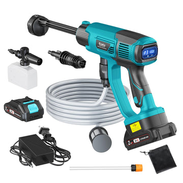Ecarke Cordless Pressure Washer Compatible with Makita Battery(2 Battery&Charger Included)