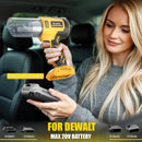Cordless Car Vacuum Compatible with DeWalt 20V Battery, 20000Pa High-Power 5-in-1 Handheld Vacuum & Air Blower, Air Duster and Pump for Car, Home, Office & Pet Cleanin father’s day gift (Battery NOT Included)-7