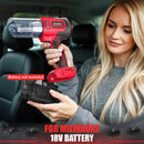 Cordless Car Vacuum Compatible with Milwaukee 18V Battery, 20000Pa High-Power 5-in-1 Handheld Vacuum & Air Blower, Air Duster and Pump for Car, Home, Office & Pet Cleanin father’s day gift (Battery NOT Included)-7