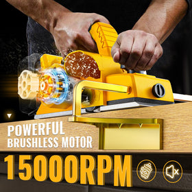 Cordless Electric Hand Planer: 3-1/4-Inch Handheld Planer Compatible with Dewalt 20V Battery (No Battery) - 0