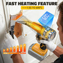 Cordless Heat Gun Compatible with Dewalt 20V Battery 260W High Power Hot Air Gun (68°F-1112°F) & Airflow Control Digital Display for Shrink Wrapping Crafting (Tool Only)-2