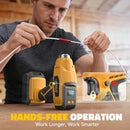 Cordless Heat Gun Compatible with Dewalt 20V Battery 260W High Power Hot Air Gun (68°F-1112°F) & Airflow Control Digital Display for Shrink Wrapping Crafting (Tool Only)-5