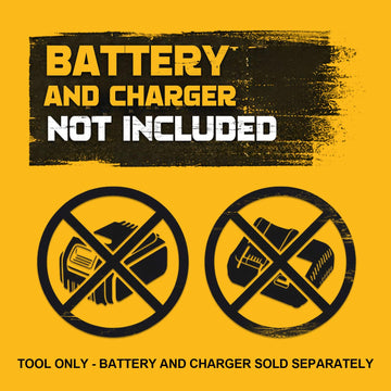 LIVOWALNY 350W Portable Power Inverter Compatible with DeWALT 20V Battery, Compact Station: 2x70W USB-C PD, AC, USB-A, 12V DC, 800lm LED & Display – Camping, Jobsite, Road Trip, Emergency (Tool Only) - 0