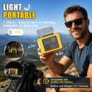LIVOWALNY 350W Portable Power Inverter Compatible with DeWALT 20V Battery, Compact Station: 2x70W USB-C PD, AC, USB-A, 12V DC, 800lm LED & Display – Camping, Jobsite, Road Trip, Emergency (Tool Only)-4