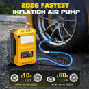 Tire Inflator Air Compressor Compatible with Dewalt 20V Battery, Cordless Bike Pump 160 PSI Car Air Pump with Deflation & LED Lights & Digital LED Display (No Battery)-4