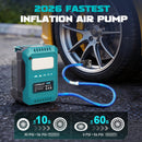 Tire Inflator Air Compressor Compatible with Makita 18V Battery, Cordless Bike Pump 160 PSI Car Air Pump with Deflation & LED Lights & Digital LED Display (No Battery)-4