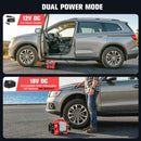 3X Faster Cordless Tire Inflator Air Compressor Pump Compatible With Milwaukee 18V Battery, LIVOWALNY 160PSI 12V DC/18V DC with Pressure Gauge & Deflator for Car, Air Mattresses (Tool Only)-2
