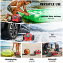 3X Faster Cordless Tire Inflator Air Compressor Pump Compatible With Milwaukee 18V Battery, LIVOWALNY 160PSI 12V DC/18V DC with Pressure Gauge & Deflator for Car, Air Mattresses (Tool Only)-8