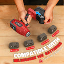 Cordless Heat Gun Compatible with Milwaukee 18V Battery 600℃ High Power Hot Air Gun (68°F-1112°F) & Airflow Control Digital Display (Tool Only)-8