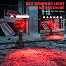 LED Work Light Compatible with Milwaukee 18V Battery, Flashlight & COB Flood Light, 1500LM Ultra Bright, 2 Brightness, 4 Color Temperatures, Red Flashing Warning Light, Battery Protection (Tool Only)-6
