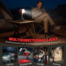 LED Work Light Compatible with Milwaukee 18V Battery, Flashlight & COB Flood Light, 1500LM Ultra Bright, 2 Brightness, 4 Color Temperatures, Red Flashing Warning Light, Battery Protection (Tool Only)-7