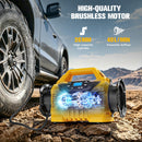 LIVOWALNY 3X Faster Cordless Tire Inflator Air Compressor Pump Compatible with Dewalt 20V Battery, 160PSI 12V DC/20V DC with Pressure Gauge & Deflator for Car, Pickup, Air Mattresses (Tool Only)-4