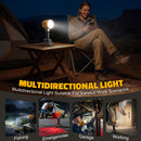 LED Work Light Compatible with DeWalt 20V Battery, Flashlight & COB Flood Light, 1500LM Ultra Bright, 2 Brightness, 4 Color Temperatures, Red Flashing Warning Light, Battery Protection (Tool Only)-7