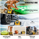 LIVOWALNY 3X Faster Cordless Tire Inflator Air Compressor Pump Compatible with Dewalt 20V Battery, 160PSI 12V DC/20V DC with Pressure Gauge & Deflator for Car, Pickup, Air Mattresses (Tool Only)-8