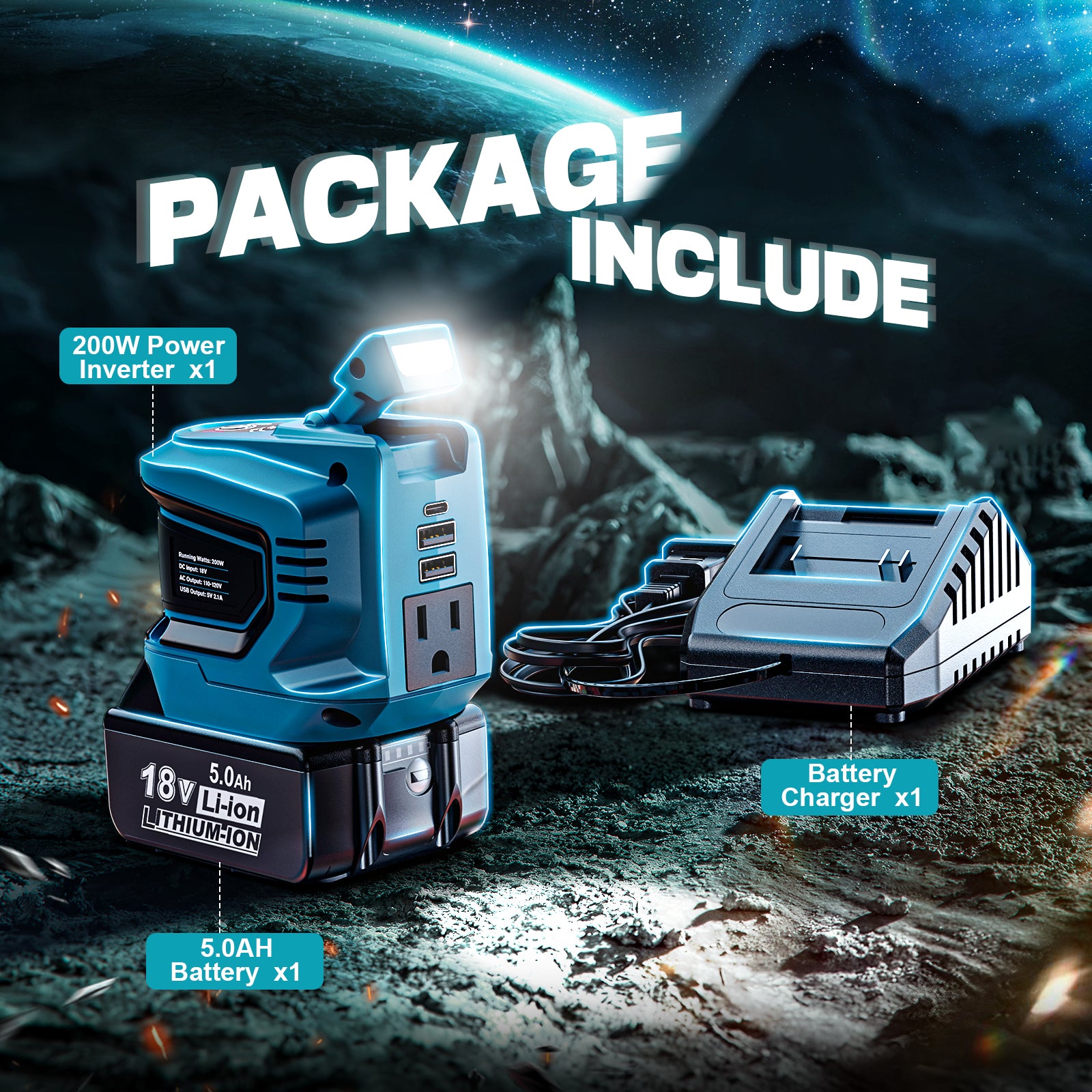 Dc to Ac Power Inverter : Livowalny Power Inverter for Battery - Livowalny