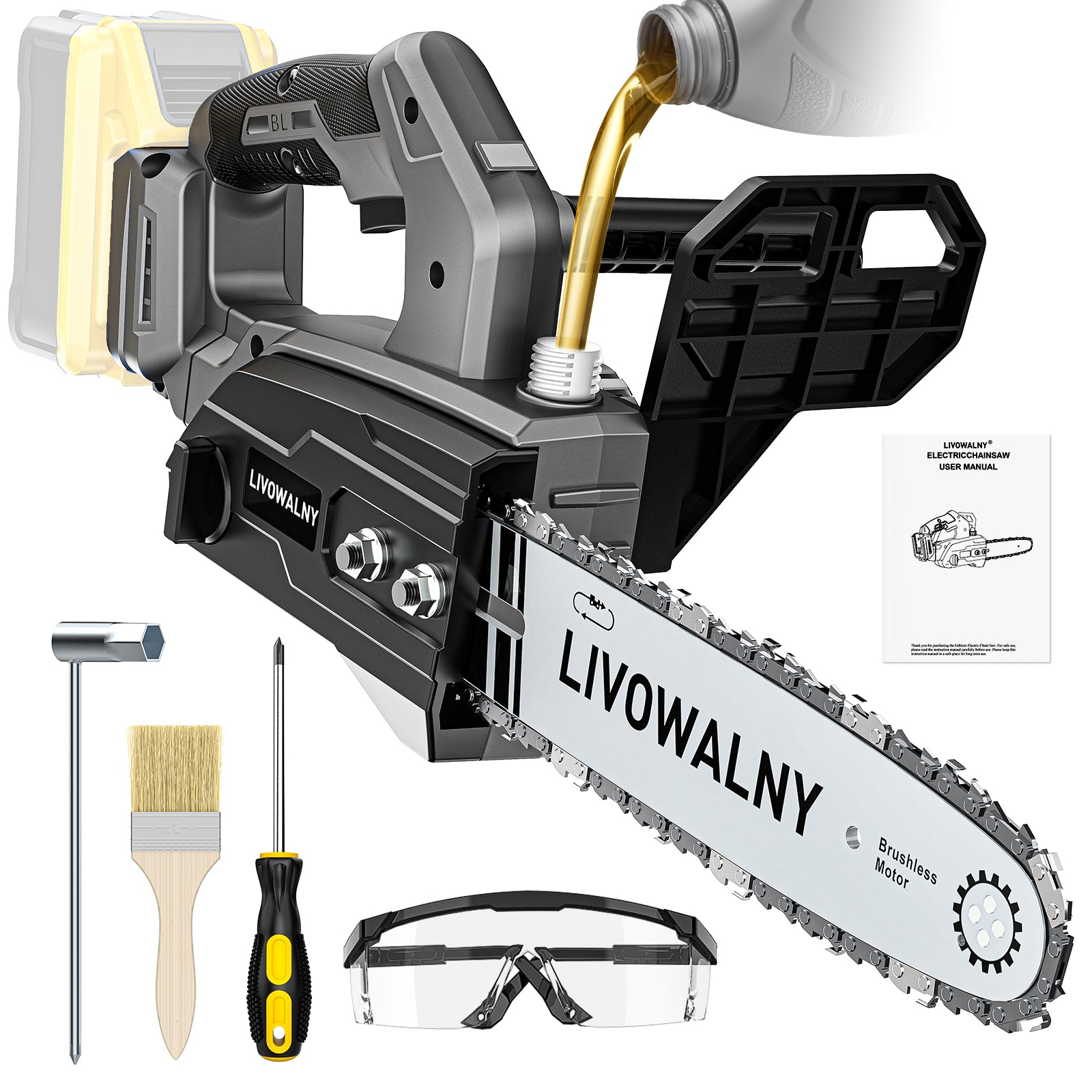 Electric Chainsaw Review Dewalt 12 Inch 20 Volt Chainsaw DeWalt