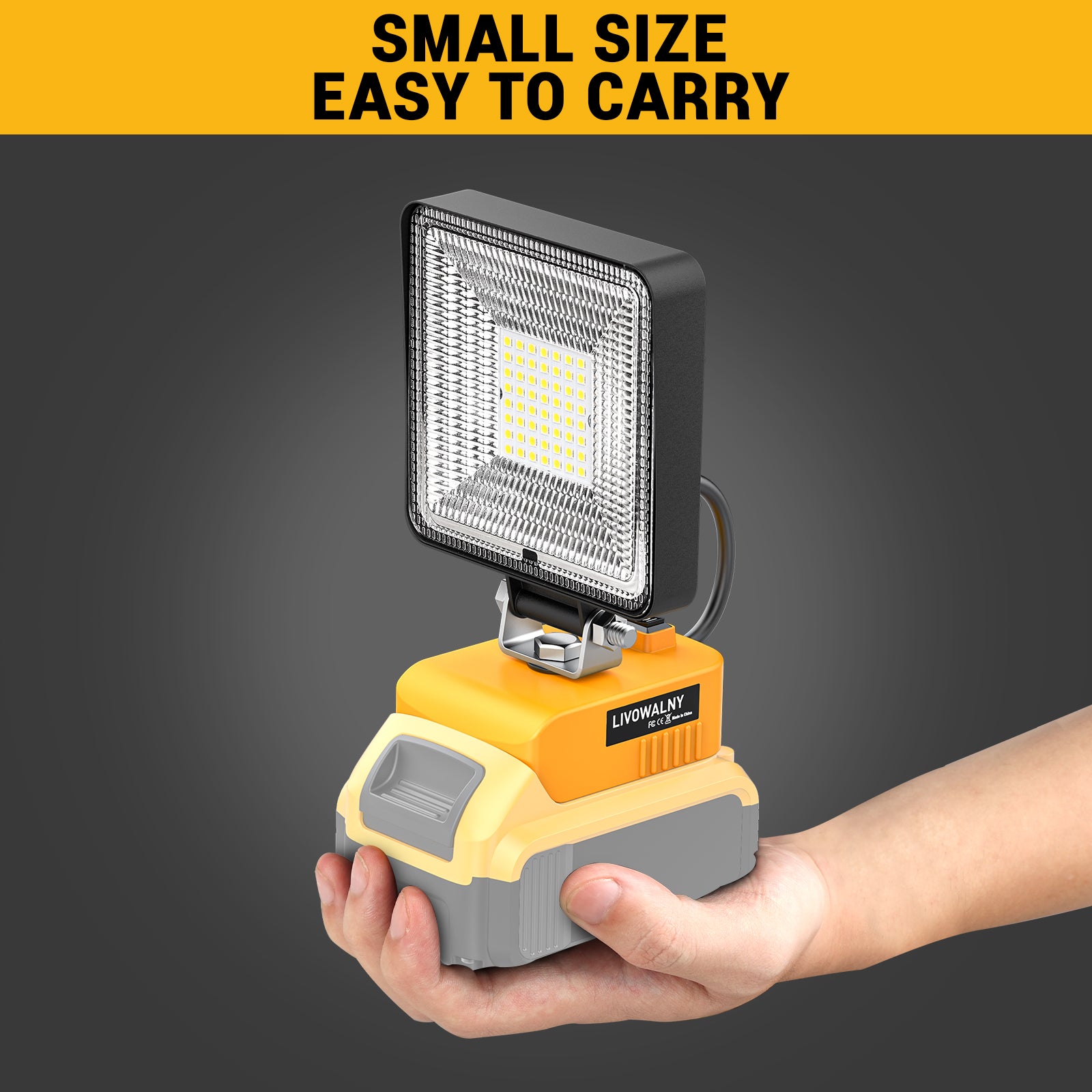 T-SUN 65W 2500LM LED Garageverlichting voor Dewalt 18V Accu, 6000K Oplaadbare LED Bouwplaatslamp, 5 1 Paneel Verstelbaar, Draagbare Bouwplaatslamp voor Camping Bouwplaats Garage (Zonder Accu T-SUN 65W 2500LM LED Garageverlichting voor Dewalt 18V Accu, 6000K Oplaadbare LED Bouwplaatslamp, 5 1 Paneel Verstelbaar, Draagbare Bouwplaatslamp voor Camping Bouwplaats Garage (Zonder Accu