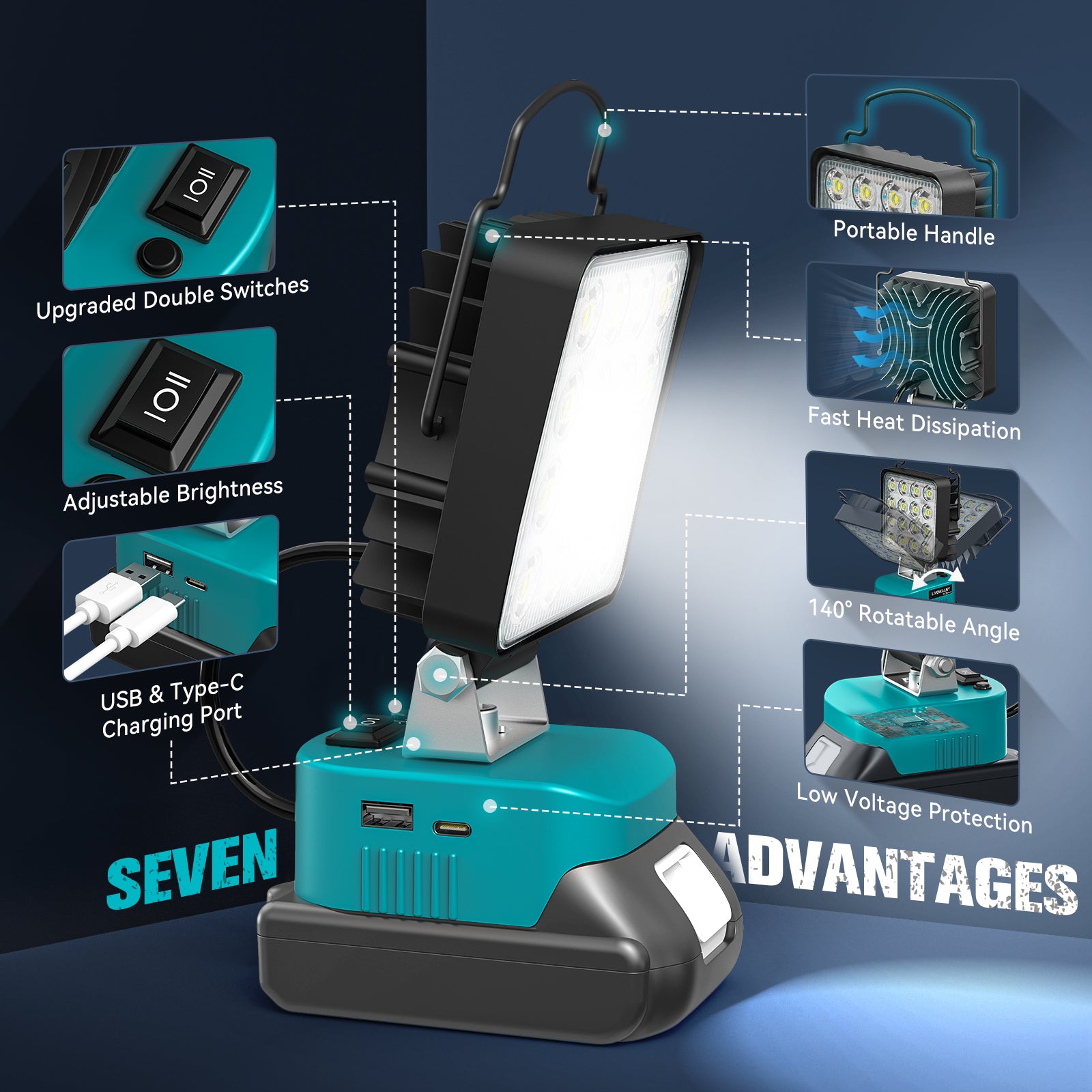 Makita portable light online