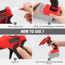 cordless hot glue gun