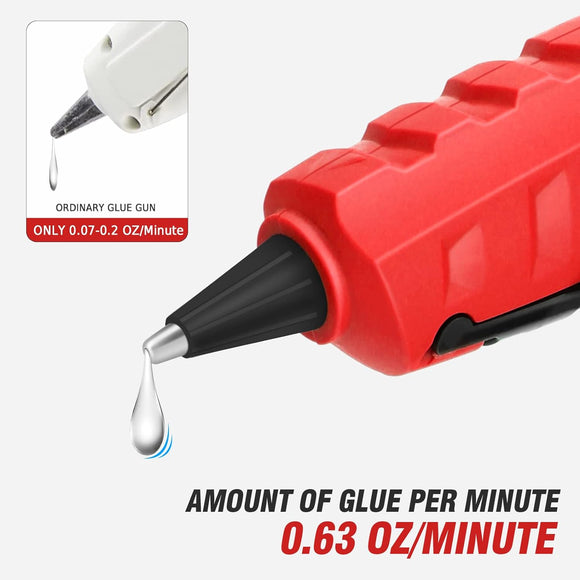 hot glue gun and sticks