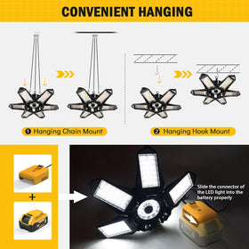 hexagon lights garage