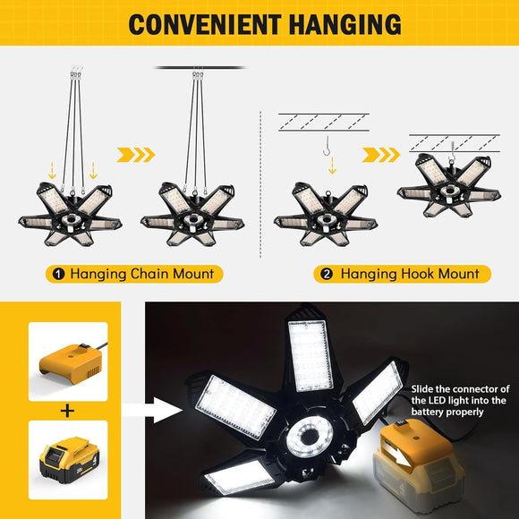 hexagon lights garage